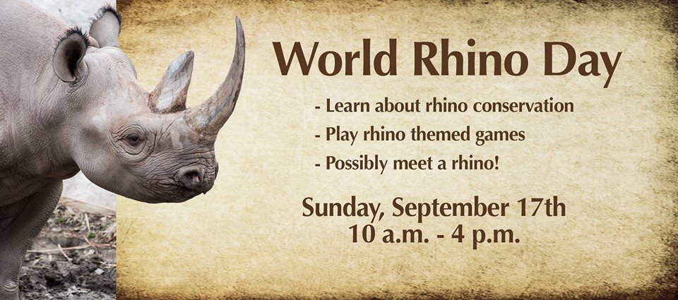 World Rhino Day banner