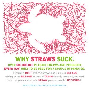 How a Sign in a Restaurant Convinced Me to Stop Using Plastic Straws |  Potter Park Zoo