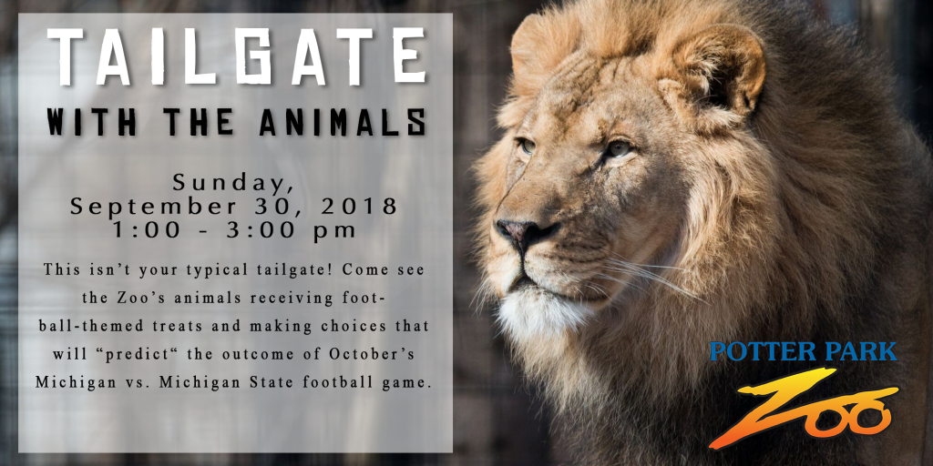 Tailgate with the Animals Animal Enrichment Event