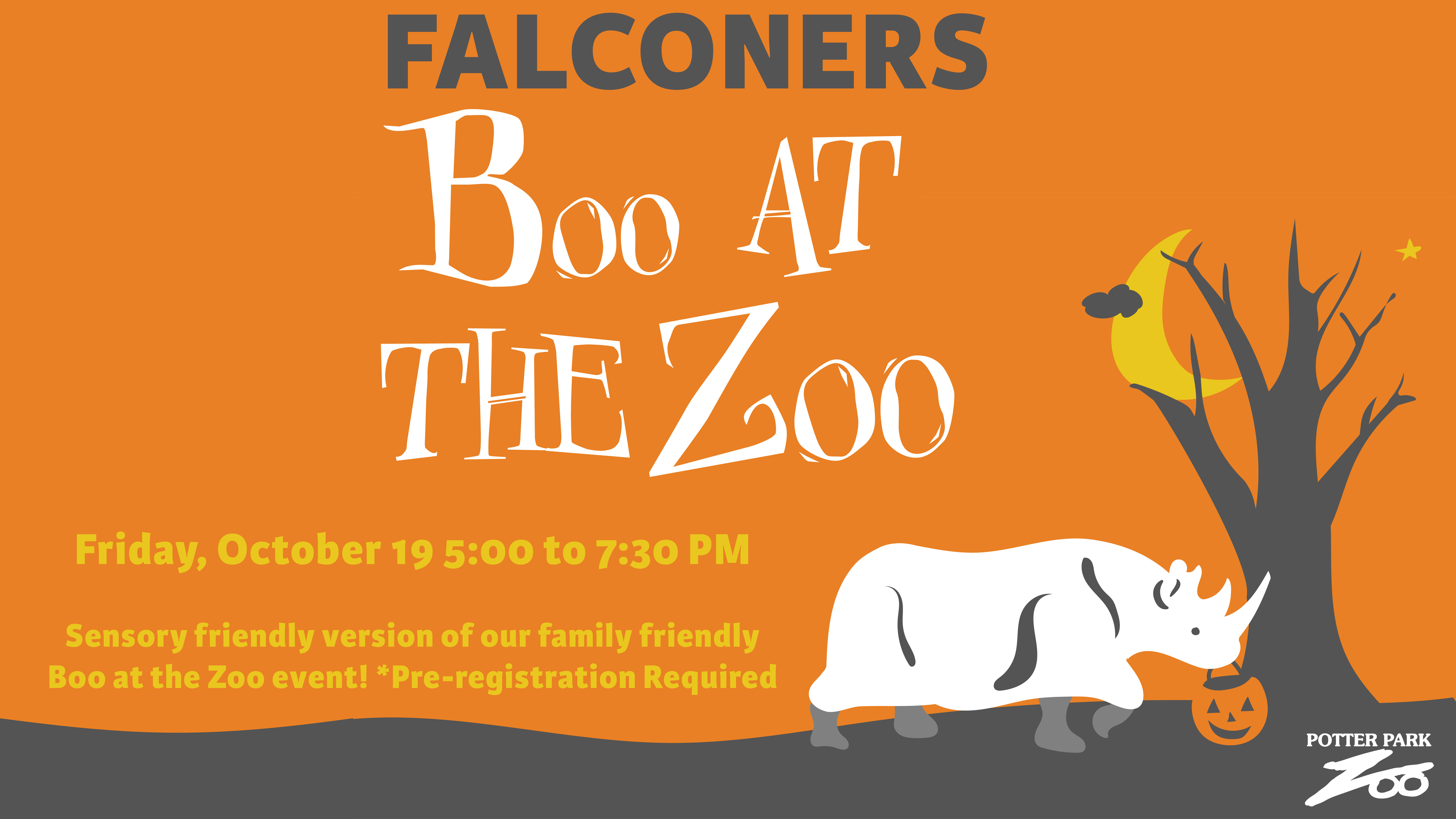 Falconers Boo at the Zoo