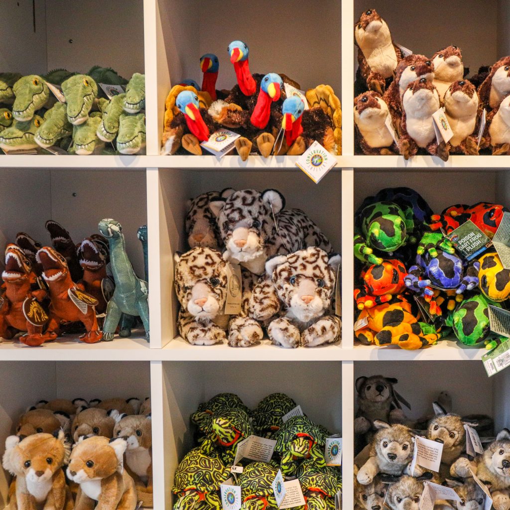 Zoo Gift Shop Stuffed Animals