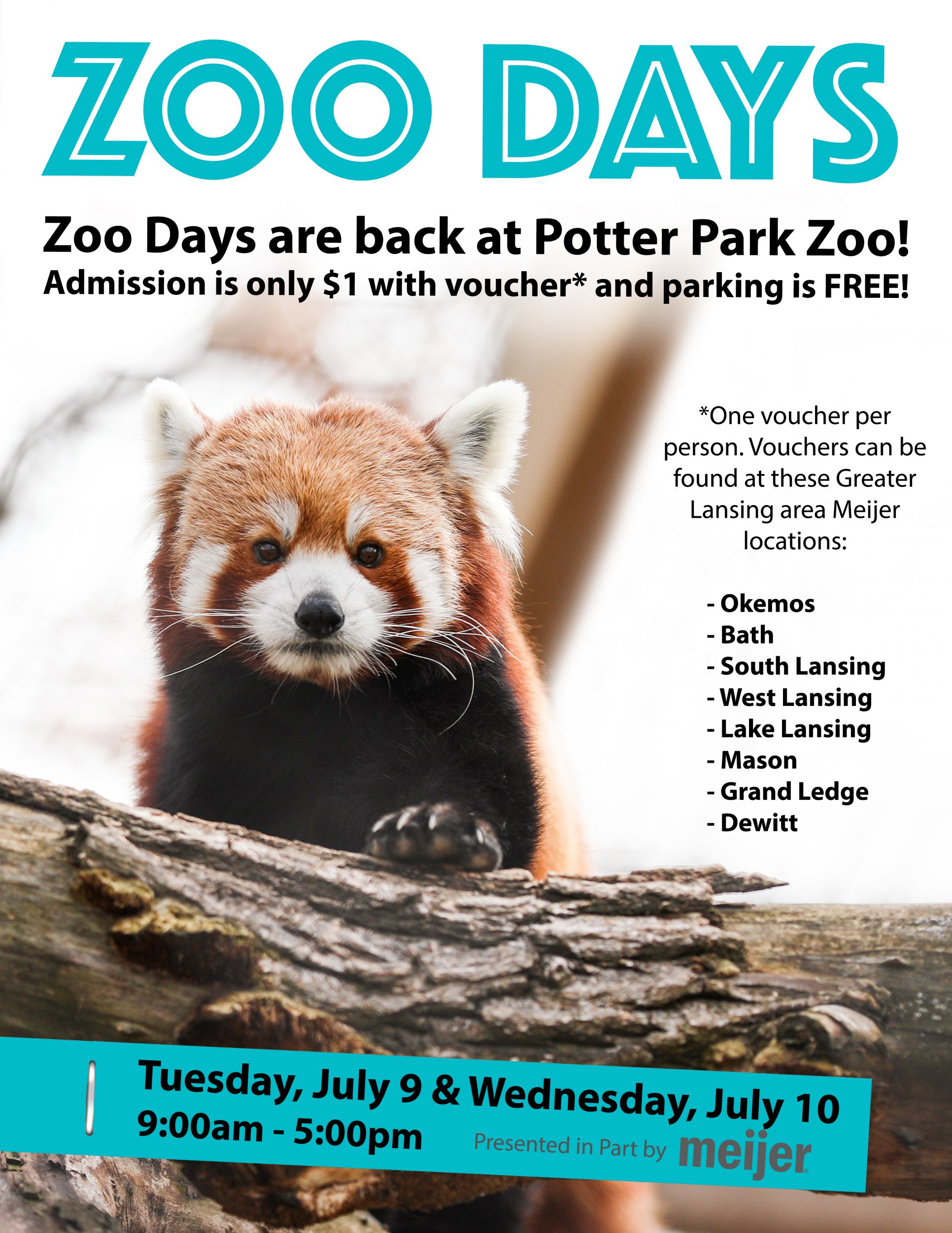 Zoo Days! (July 9 & 10)