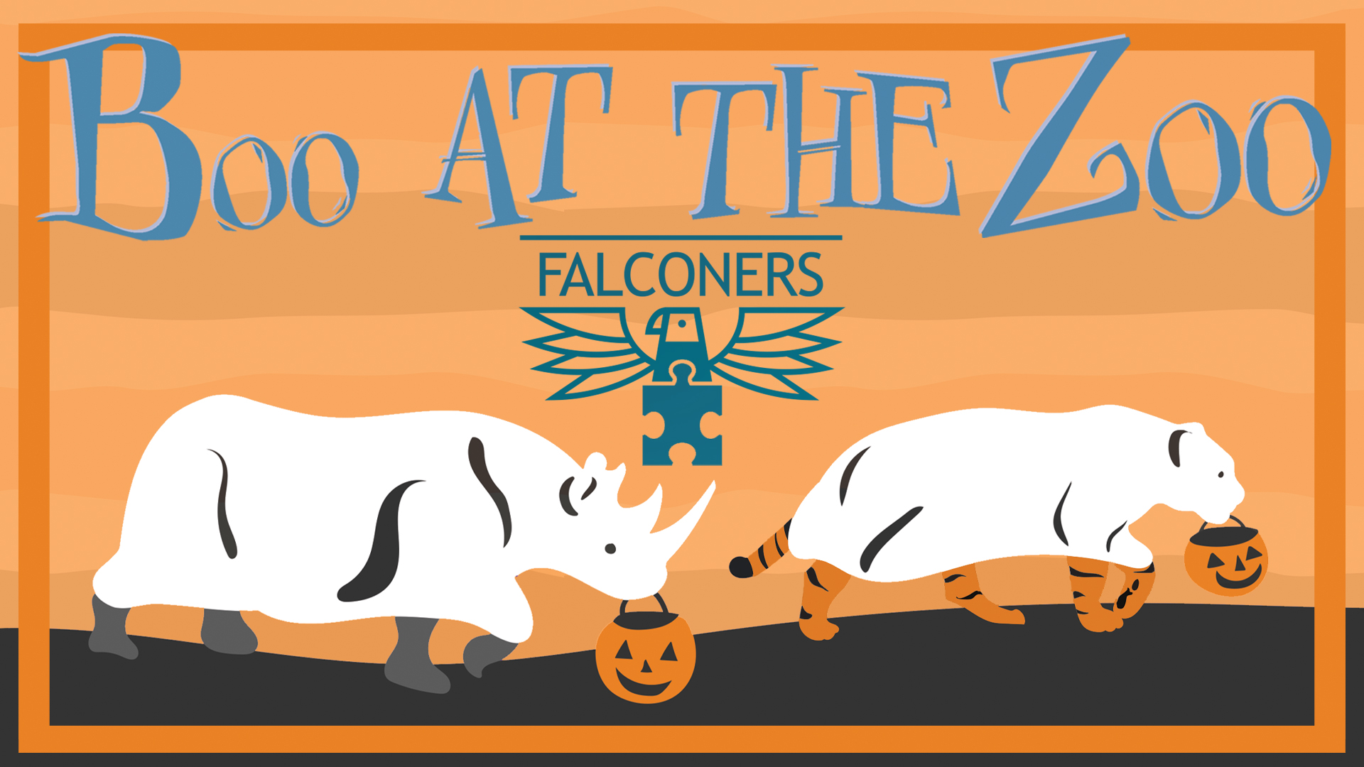 Boo at the Zoo Falconers banner