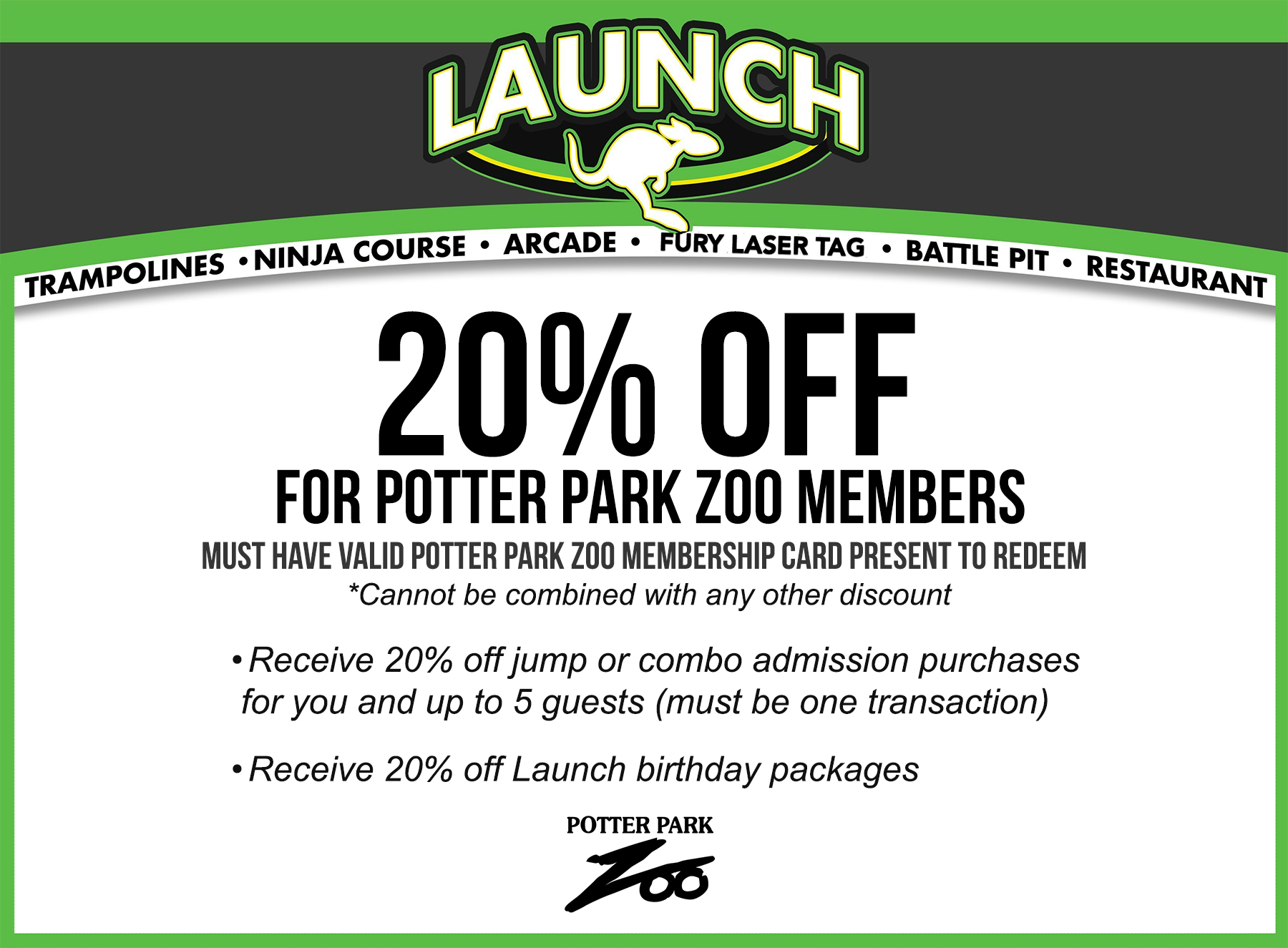 potter park zoo membership