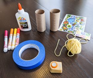 Preschool Crafts for Kids*: Toilet Roll Binoculars Craft