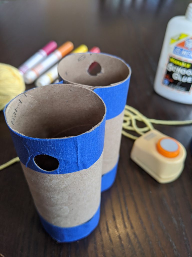 Earth Day Craft Make Your Own Toilet Paper Tube Binoculars! Potter